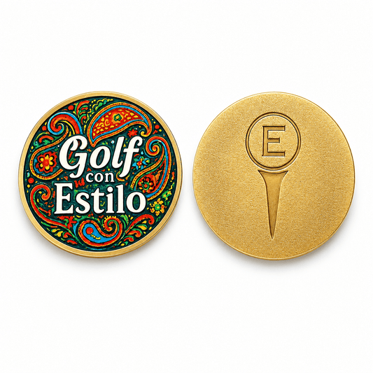 Golf con Estilo Ball Marker Medallion. Limited Edition. | Premium Golf Apparel – Estilo Golf Co.