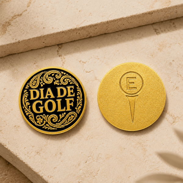 Dia de Golf Ball Marker Medallion | Premium Golf Apparel – Estilo Golf Co.