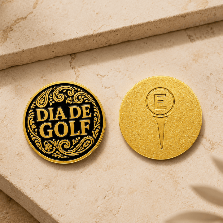 Dia de Golf Ball Marker Medallion. Limited Edition.