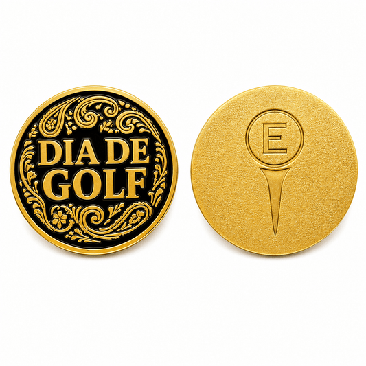 Dia de Golf Ball Marker Medallion. Limited Edition. | Premium Golf Apparel – Estilo Golf Co.