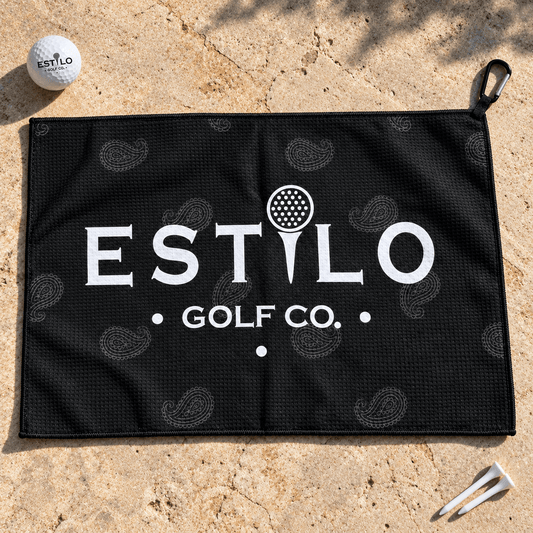 Día de Golf Paisley Golf Towel | Premium Golf Apparel – Estilo Golf Co.