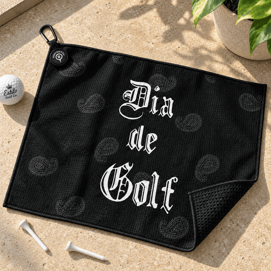 Día de Golf Paisley Golf Towel | Premium Golf Apparel – Estilo Golf Co.