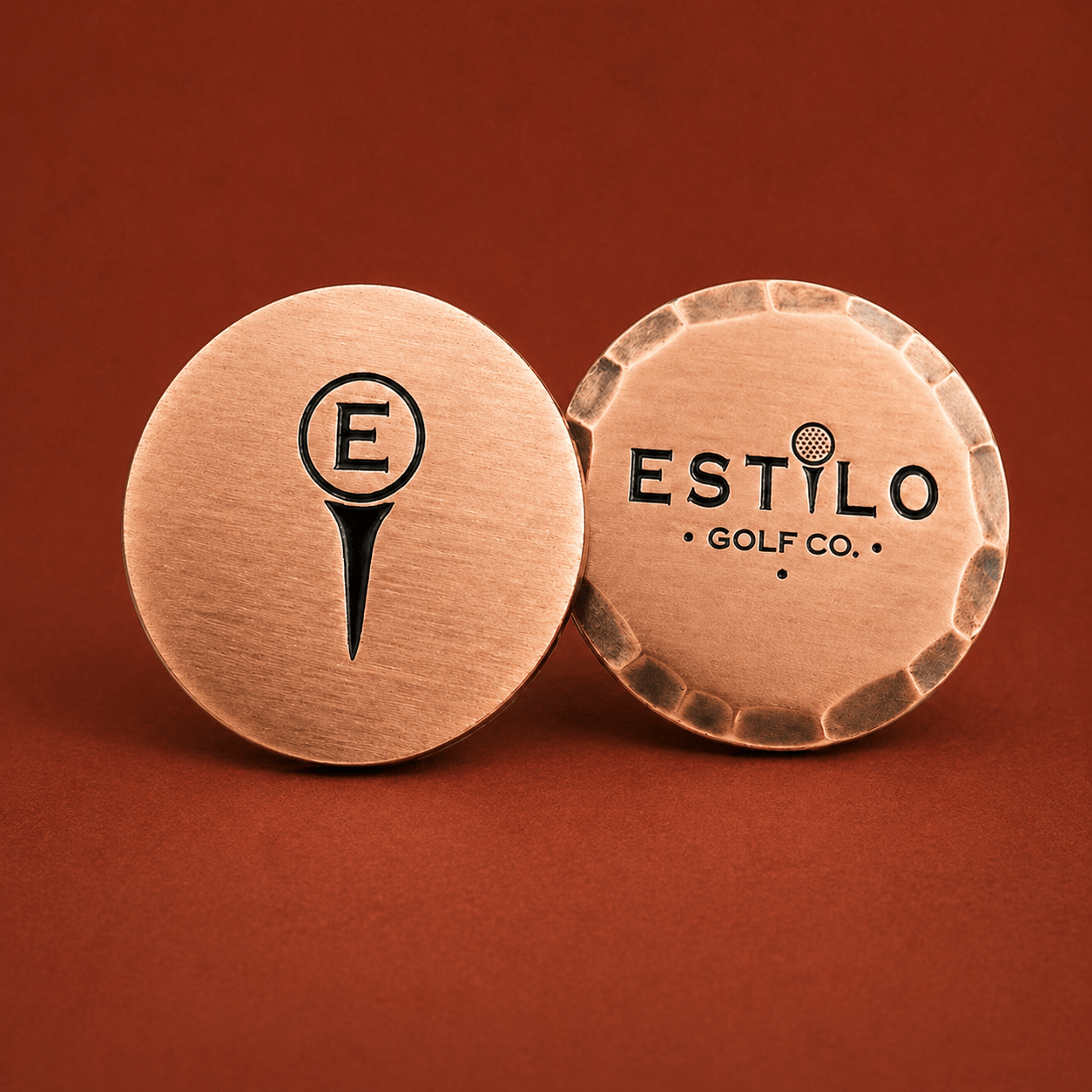 Estilo Medallion Ball Marker | Premium Golf Apparel – Estilo Golf Co.