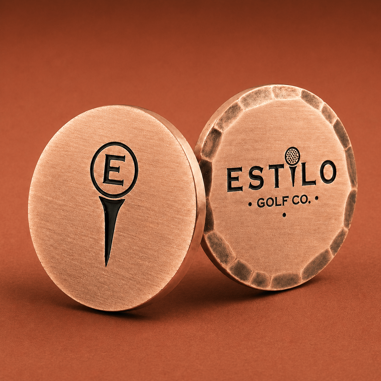 Estilo Medallion Ball Marker | Premium Golf Apparel – Estilo Golf Co.