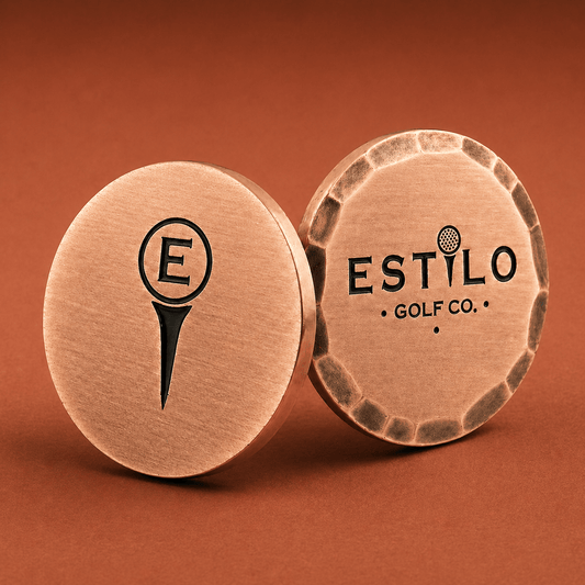 Estilo Medallion Ball Marker | Premium Golf Apparel – Estilo Golf Co.