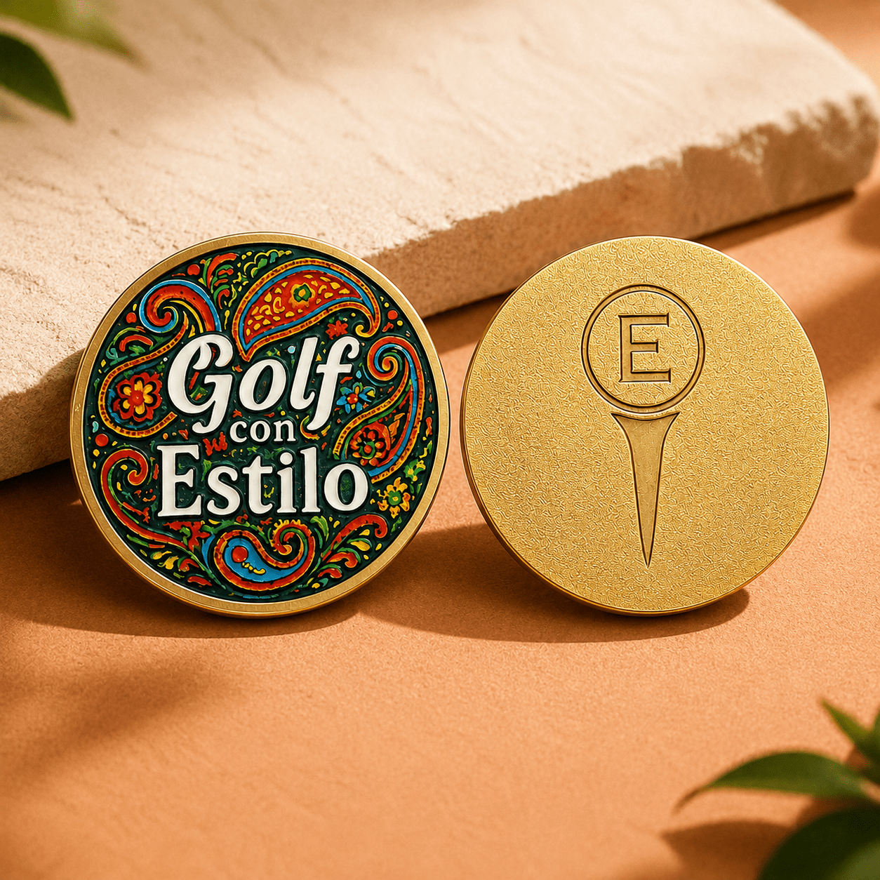 Golf con Estilo Ball Marker Medallion | Premium Golf Apparel – Estilo Golf Co.