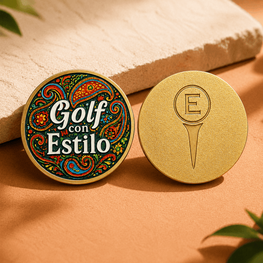 Golf con Estilo Ball Marker Medallion. Limited Edition. | Premium Golf Apparel – Estilo Golf Co.